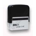 Colop C40 bélyegző fekete festékpárnával